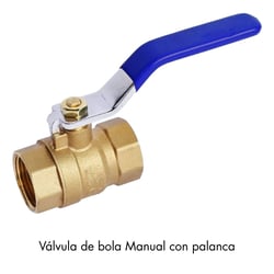 Valvula con palanca